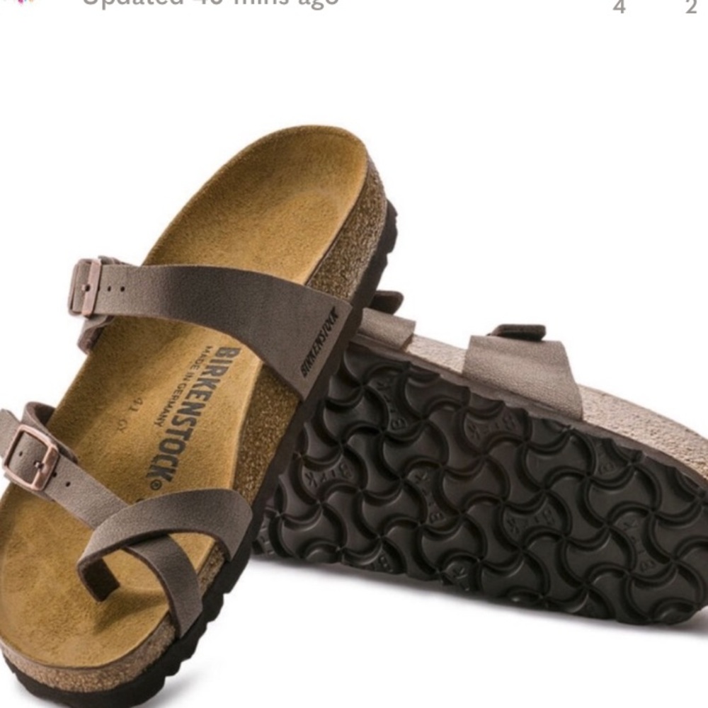 Birkenstock • Brown Strappy Sandals Size 41